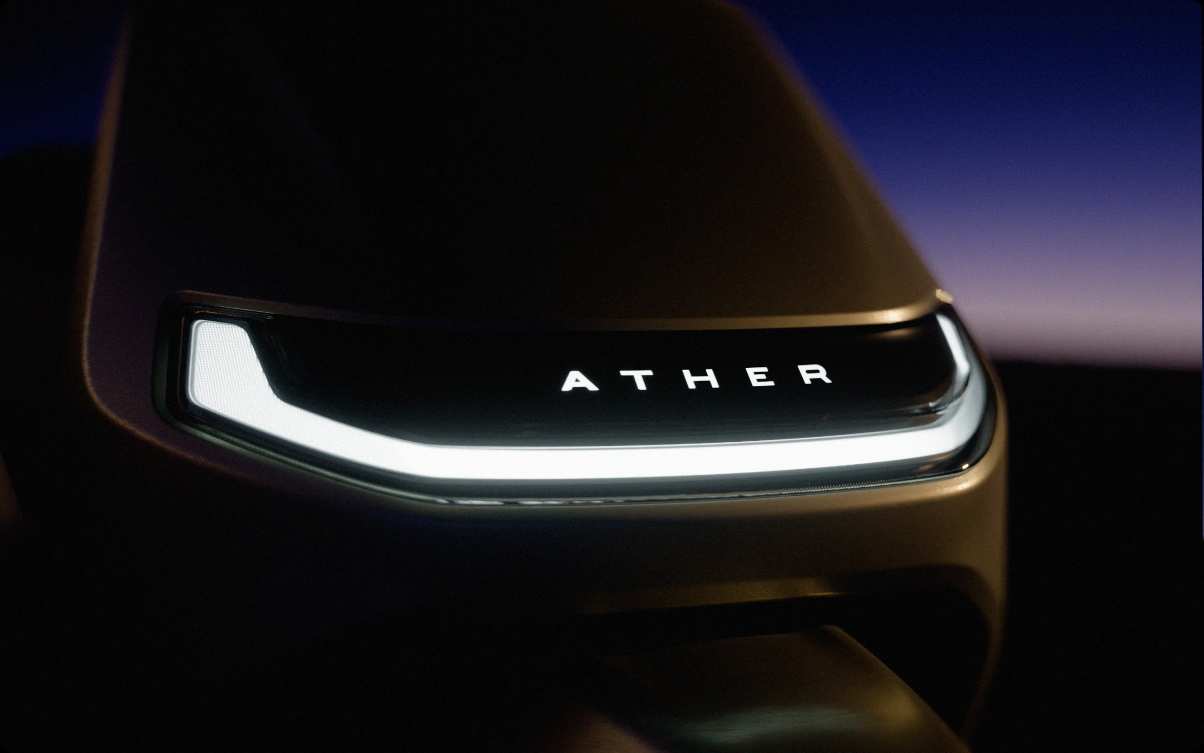 Ather Konarc Front Illuminated Logo DRL