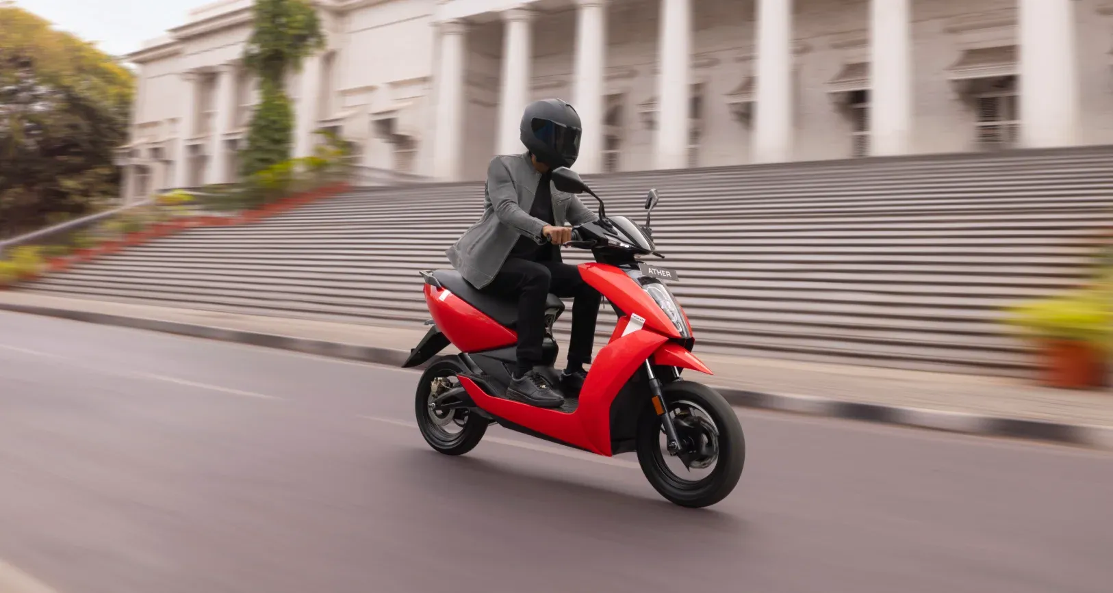 Ather 450X on the road