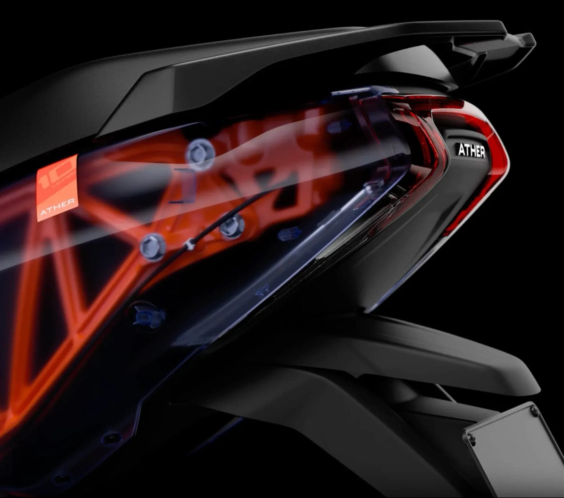 Ather 450 Apex Translucent Rear Chassis