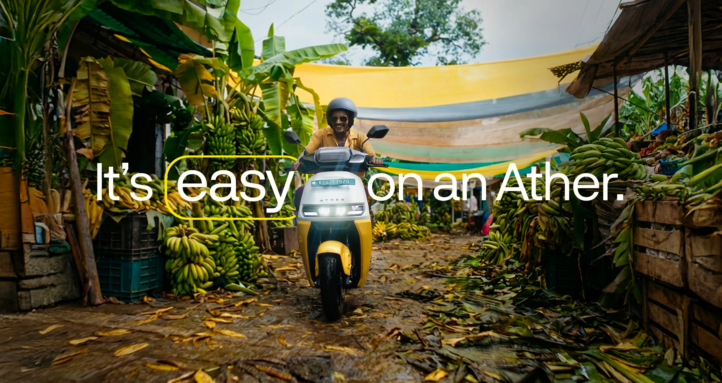 It's easy riding on an Ather.