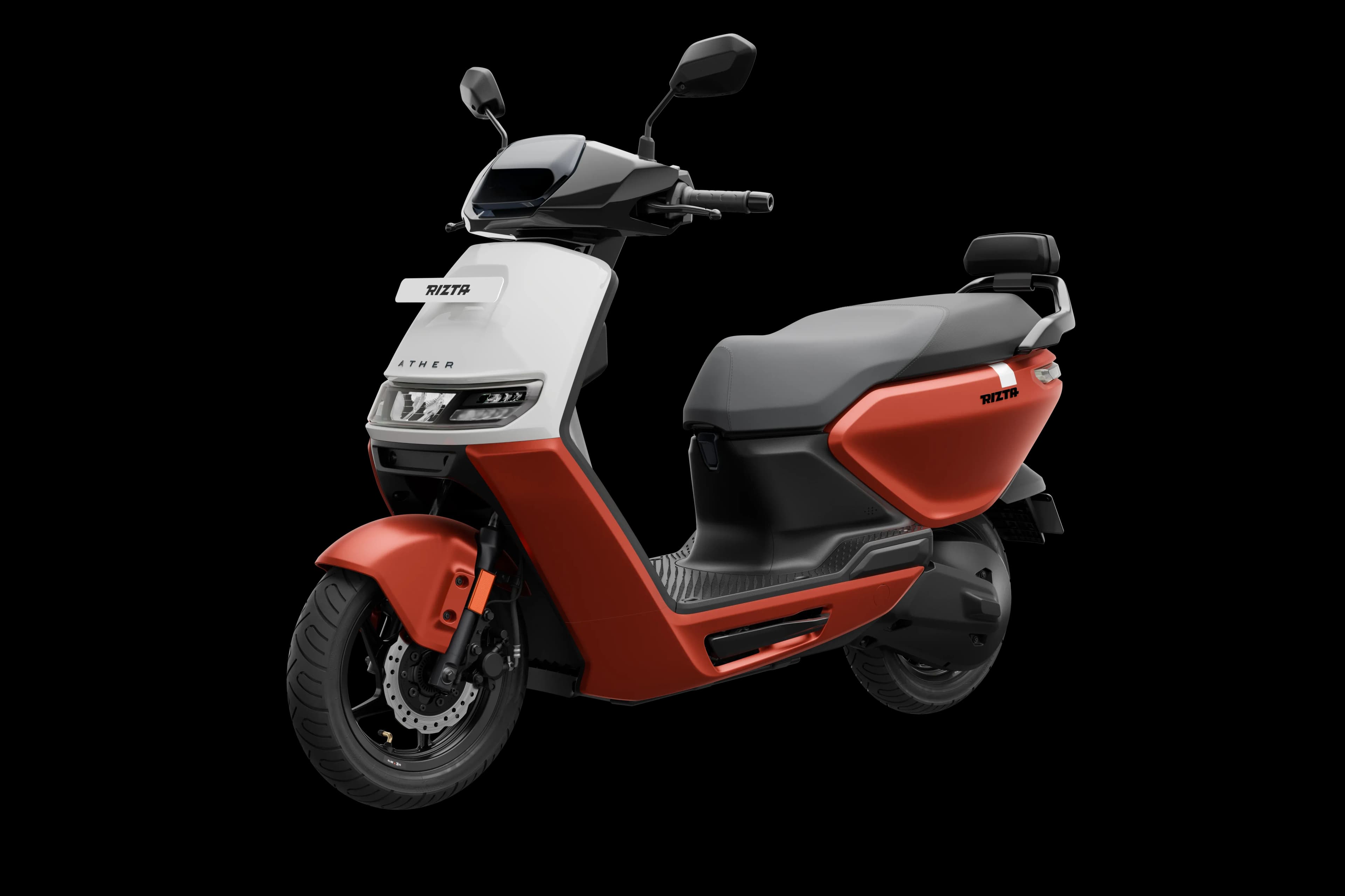 Ather Rizta in Terracotta Red